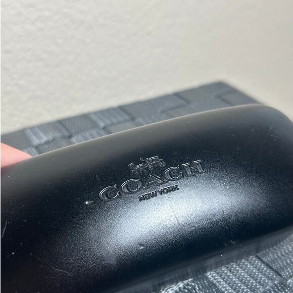 Coach Black Glasses Case Designer Sunglasses Eyewear Protective Case - Picture 1 of 10